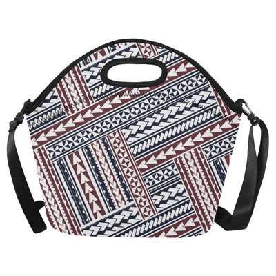 Polynesian Tribal line Neoprene Lunch Bag-JorJune