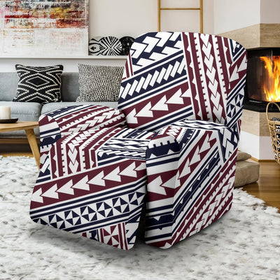 Polynesian Tribal line Recliner Slipcover-JORJUNE.COM