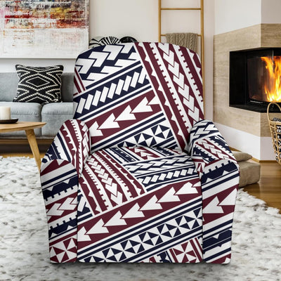 Polynesian Tribal line Recliner Slipcover-JORJUNE.COM