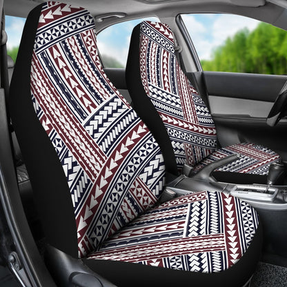 Polynesian Hawaiian Tribal Line Universal Fit Car Seat Covers