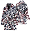 Polynesian Tribal line Women Bath Robe