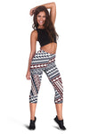 Polynesian Tribal Line Women Capris