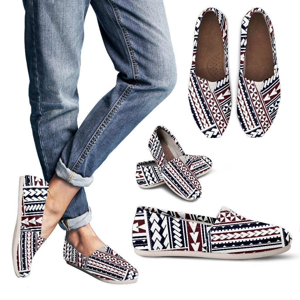 Polynesian Tribal line Women Casual Shoes-JorJune.com