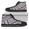 Polynesian Tribal Line Women High Top Shoes