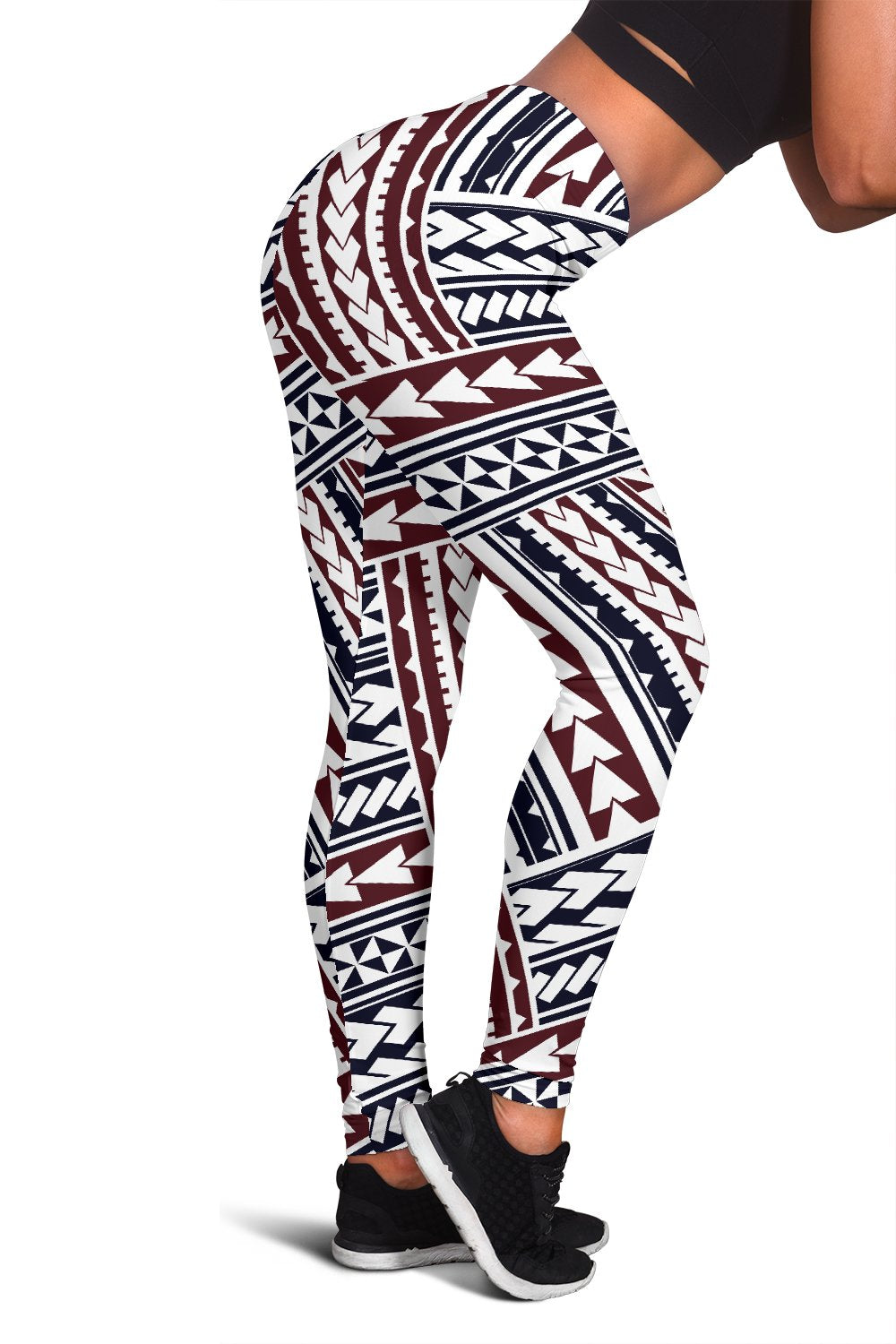 Polynesian Tribal Line Women Leggings