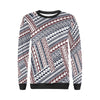 Polynesian Tribal line Women Long Sleeve Sweatshirt-JorJune