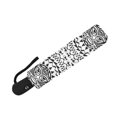 Polynesian Tribal Mask Automatic Foldable Umbrella