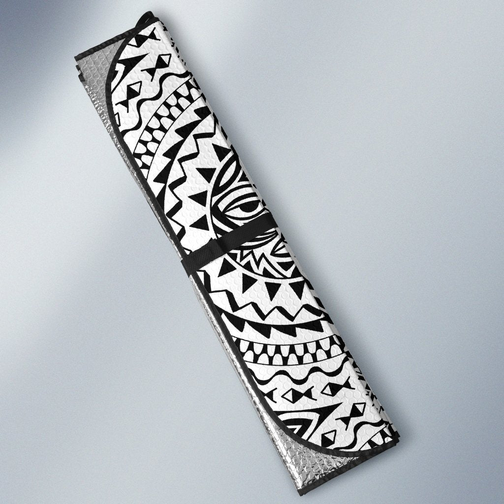 Polynesian Tribal Mask Car Sun Shade-JorJune