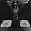 Polynesian Tribal Mask Front and Back Car Floor Mats