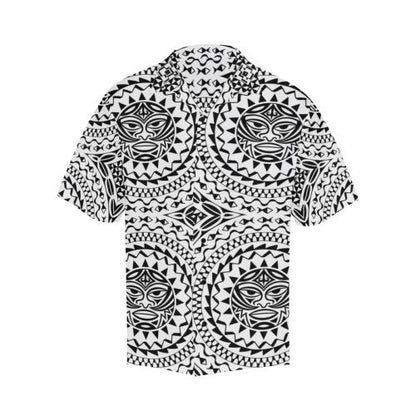 Polynesian Tribal Mask Men Hawaiian Shirt