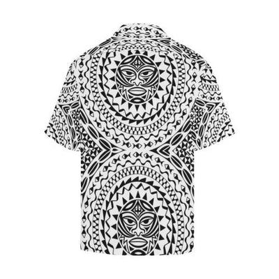 Polynesian Tribal Mask Men Hawaiian Shirt