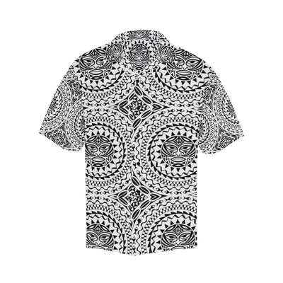 Polynesian Tribal Mask Men Hawaiian Shirt-JorJune