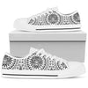 Polynesian Tribal Mask Men Low Top Shoes