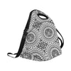 Polynesian Tribal Mask Neoprene Lunch Bag-JorJune