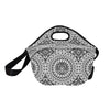 Polynesian Tribal Mask Neoprene Lunch Bag-JorJune