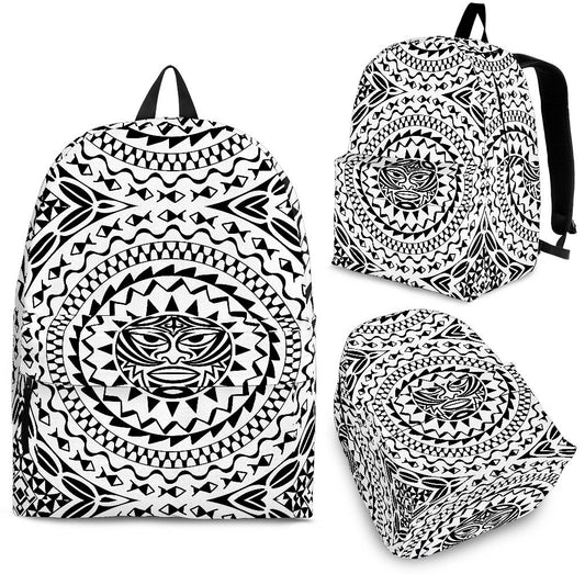 Polynesian Tribal Mask Premium Backpack