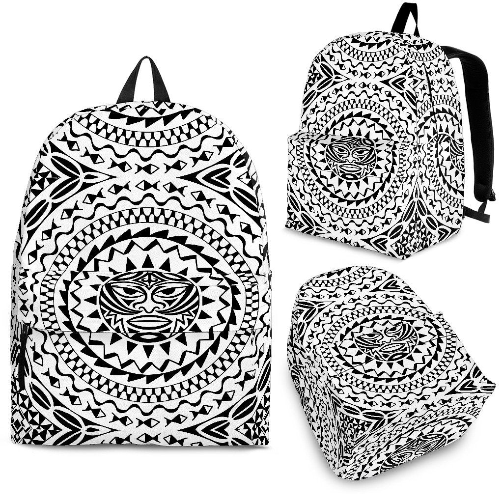 Polynesian Tribal Mask Premium Backpack