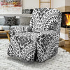 Polynesian Tribal Mask Recliner Slipcover-JORJUNE.COM