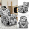 Polynesian Tribal Mask Recliner Slipcover-JORJUNE.COM