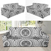 Polynesian Tribal Mask Sofa Slipcover-JORJUNE.COM