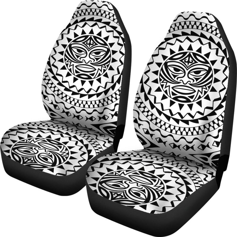 Polynesian Hawaiian Tribal Mask Universal Fit Car Seat Covers