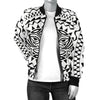 Polynesian Tribal Mask Women Casual Bomber Jacket