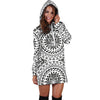 Polynesian Tribal Mask Women Hoodie Dress