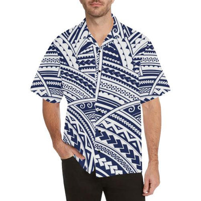 Polynesian Tribal Men Hawaiian Shirt