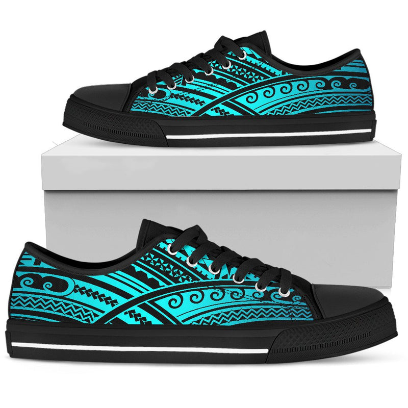 Polynesian Tribal Men Low Top Shoes