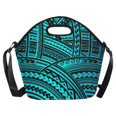 Polynesian Tribal Neoprene Lunch Bag-JorJune