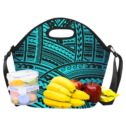 Polynesian Tribal Neoprene Lunch Bag-JorJune
