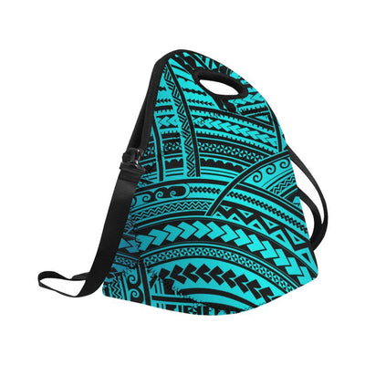 Polynesian Tribal Neoprene Lunch Bag-JorJune