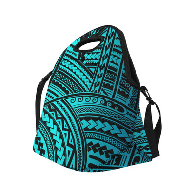 Polynesian Tribal Neoprene Lunch Bag-JorJune