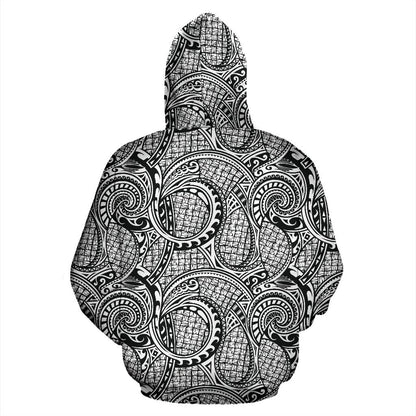 Polynesian Hawaiian Tribal Pattern All Over Print Hoodie