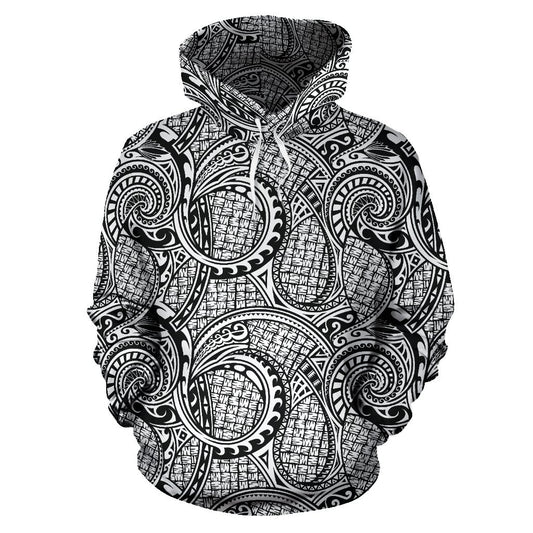 Polynesian Hawaiian Tribal Pattern All Over Print Hoodie