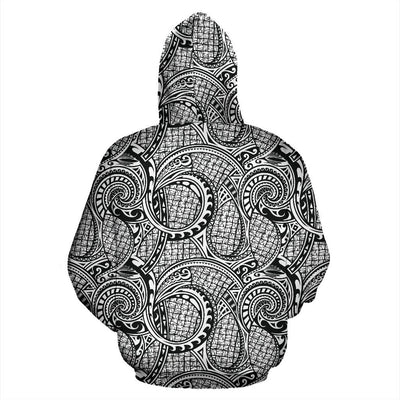 Polynesian Hawaiian Tribal Pattern All Over Zip Up Hoodie