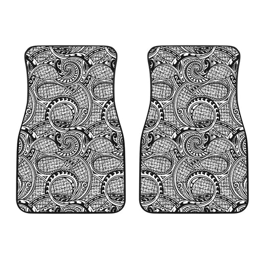 Polynesian Hawaiian Tribal Pattern Car Floor Mats
