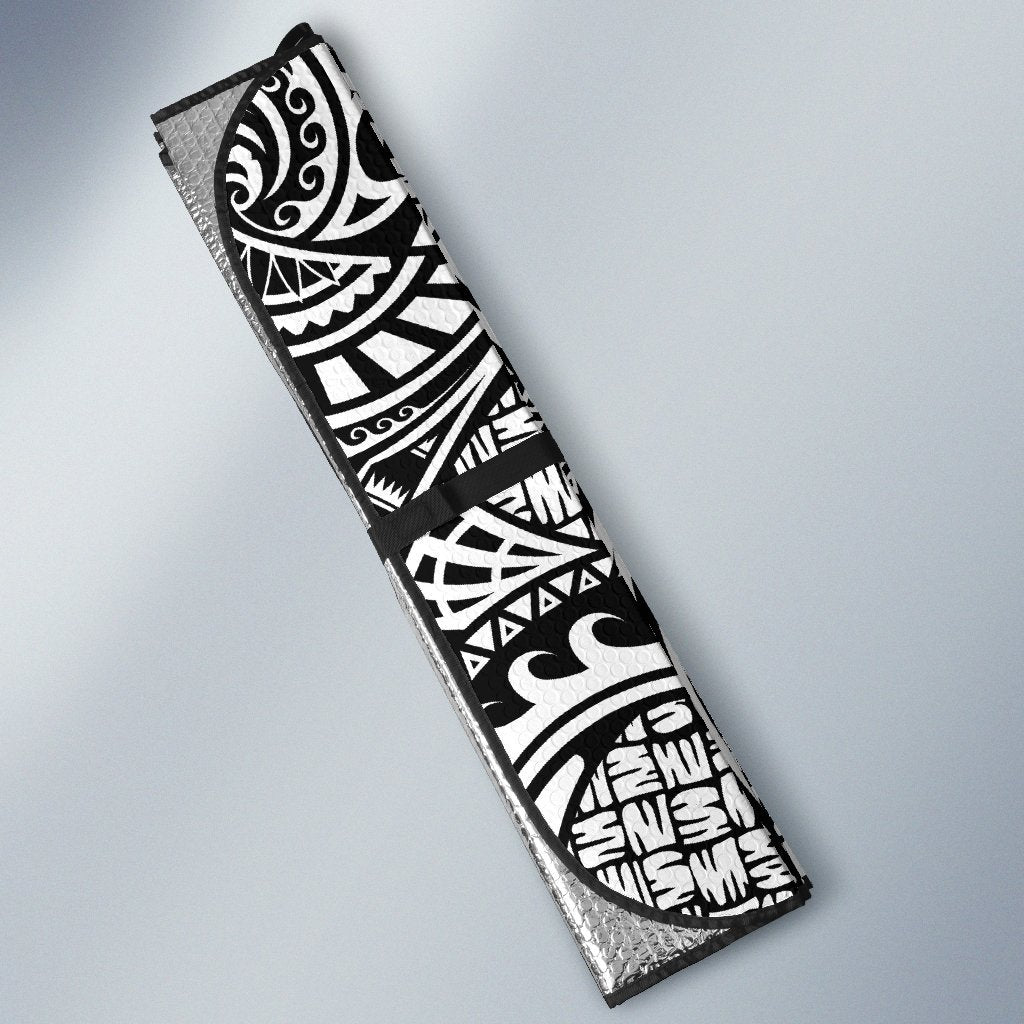 Polynesian Tribal Pattern Car Sun Shade-JorJune