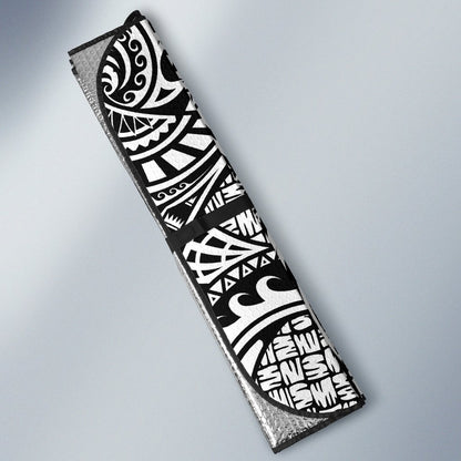 Polynesian Tribal Pattern Car Sun Shade-JorJune