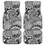 Polynesian Tribal Pattern Front and Back Car Floor Mats