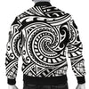 Polynesian Tribal Pattern Men Casual Bomber Jacket