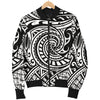 Polynesian Tribal Pattern Men Casual Bomber Jacket