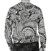 Polynesian Tribal Pattern Men Crewneck Sweatshirt