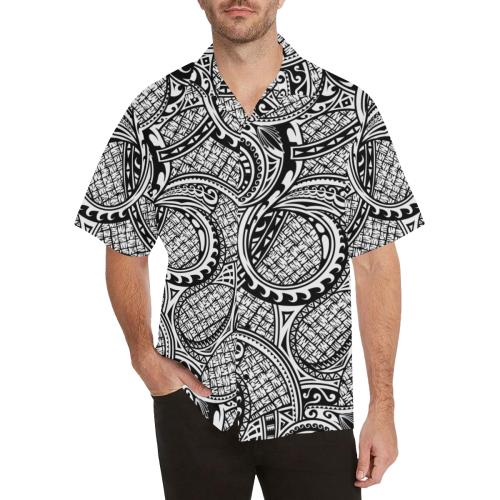 Polynesian Tribal Pattern Men Hawaiian Shirt