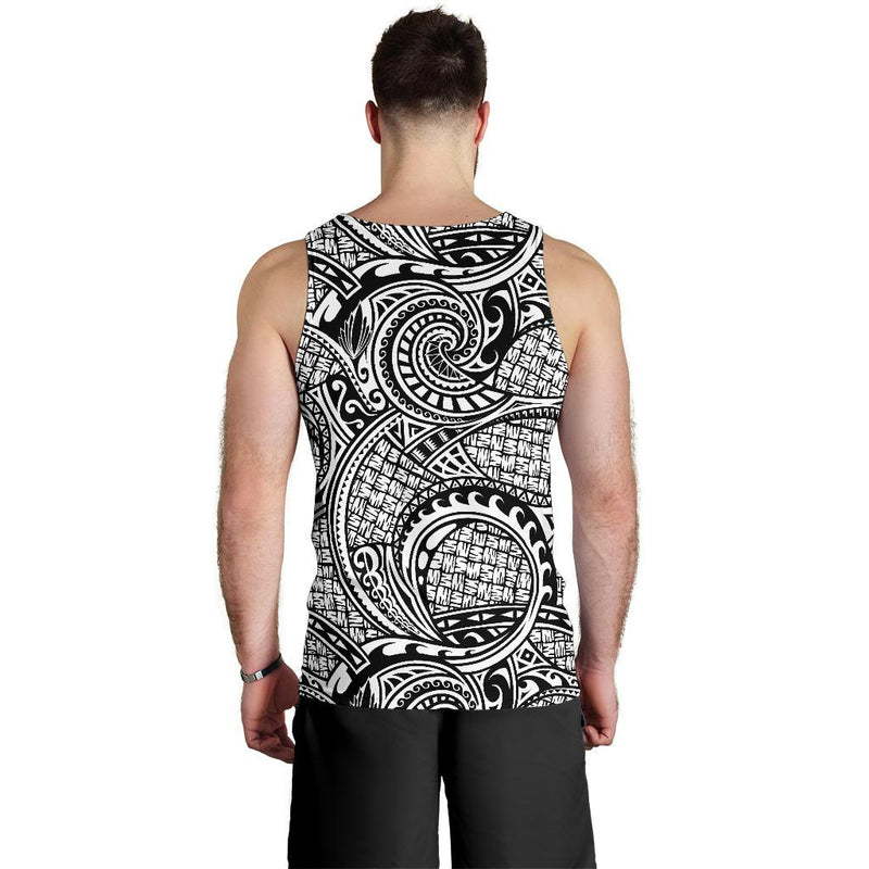 Polynesian Tribal Pattern Men Tank Top