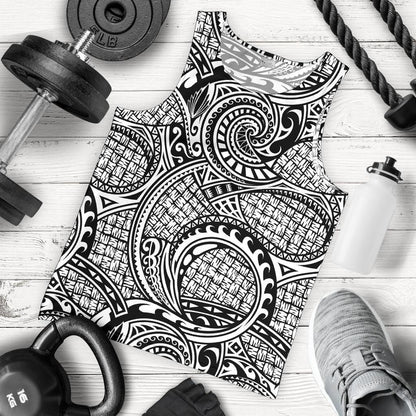 Polynesian Tribal Pattern Men Tank Top
