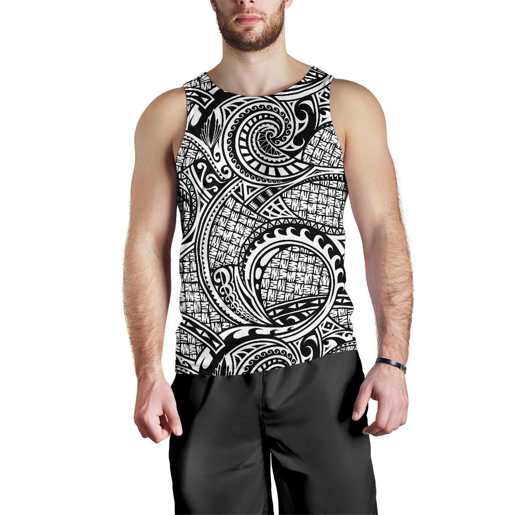 Polynesian Tribal Pattern Men Tank Top