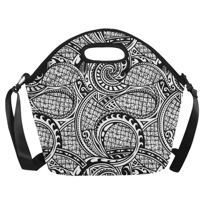 Polynesian Tribal Pattern Neoprene Lunch Bag-JorJune