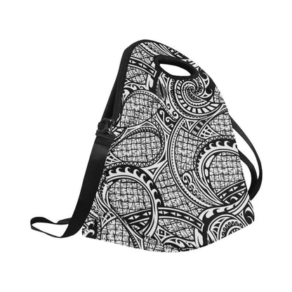 Polynesian Tribal Pattern Neoprene Lunch Bag-JorJune