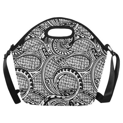 Polynesian Tribal Pattern Neoprene Lunch Bag-JorJune